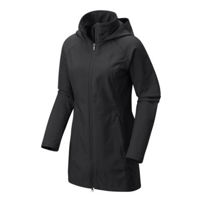 columbia women's take to the streets ii long softshell jacket