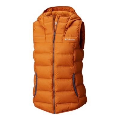 columbia explorer falls hooded down vest