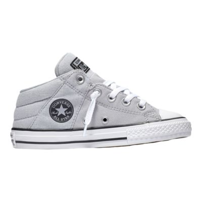 grey and white converse