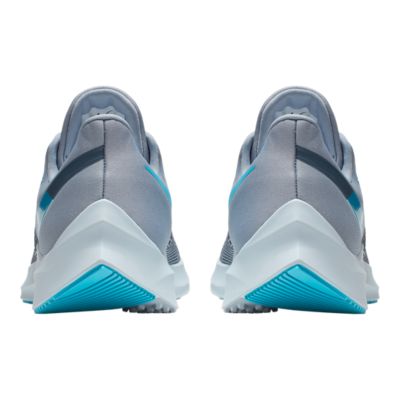 blue and grey nike shoes