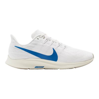 nike pegasus white blue