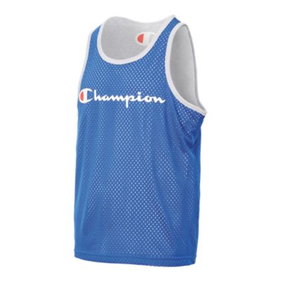 champion men's reversible mesh tee