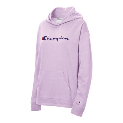 champion side logo hoodie