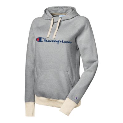 champion women's powerblend fleece pullover hoodie