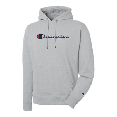 gray champion hoodie