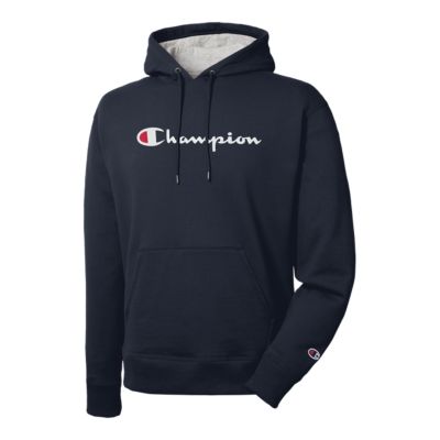 champion logo hoodie mens