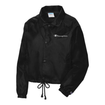 champion coach jacket white