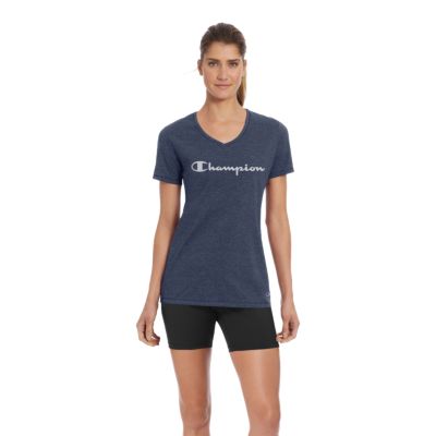 champion women's v neck t shirt