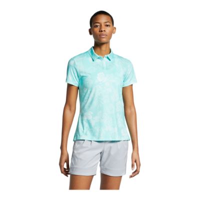 nike women's dry short sleeve golf polo