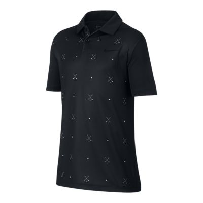 nike printed golf polo