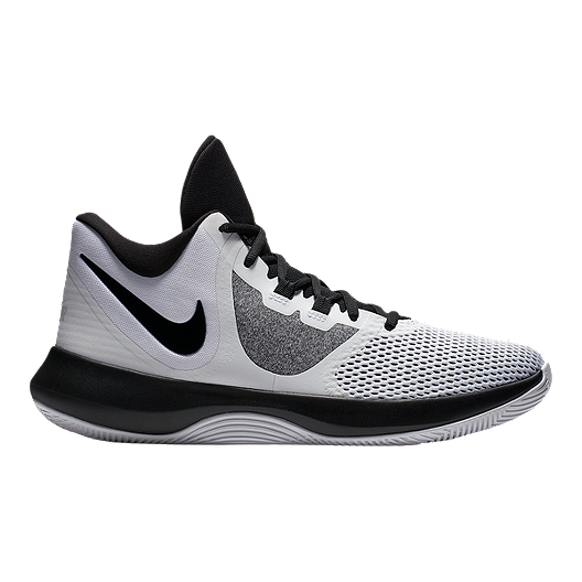 Nike Unisex Air Precision Ii Basketball Shoes White Black