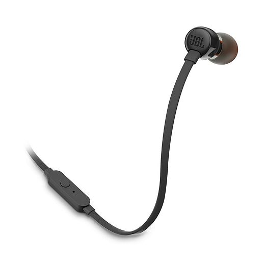 JBL Tune 110 Wired Headphones - Black