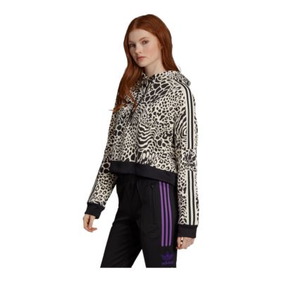 animal print adidas hoodie