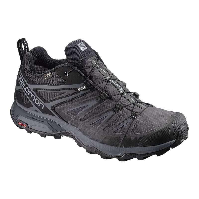 Salomon Men's X Ultra 3 GTX Wide Hiking Shoes - Black/Magnet | Sport Chek