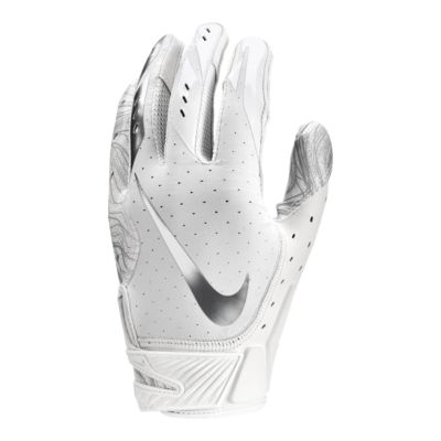 all white nike football gloves