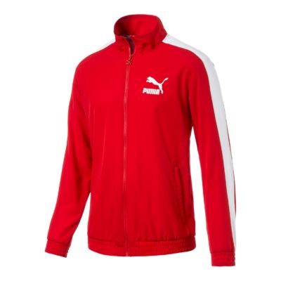 puma track jacket red