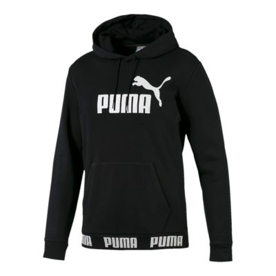 puma hoodie mens black