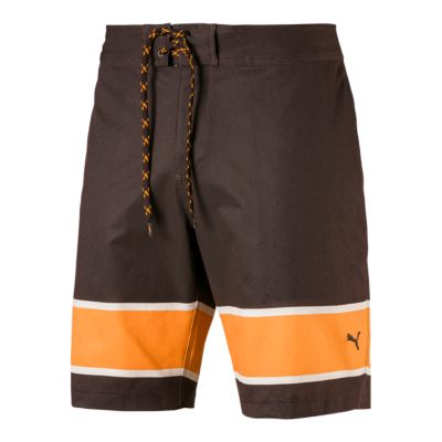 puma orange golf shorts