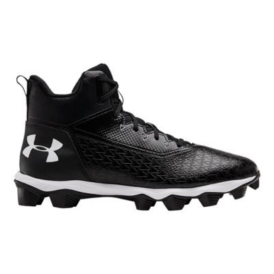 all black under armour highlight cleats
