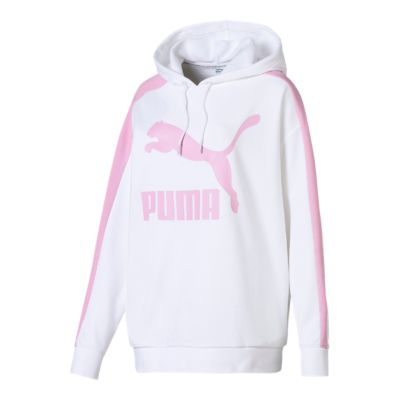puma women's classics logo t7 hoodie