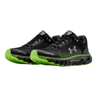 black and green under armour shoes