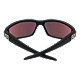 Spy Dirty Mo Matte Black Sunglasses - Happy Rose w Red Spectra Mirror