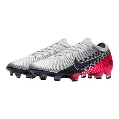 neymar cleats silver