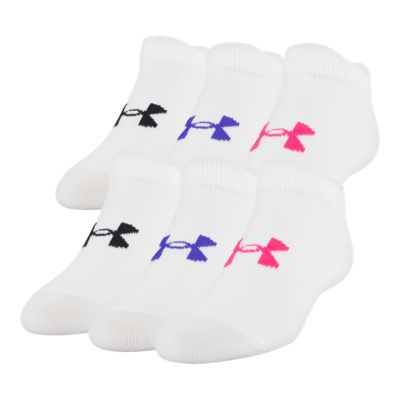 pink under armour soccer socks