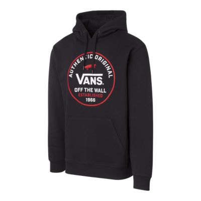 black and red vans hoodie