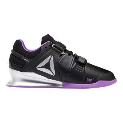 purple weightlifting shoes