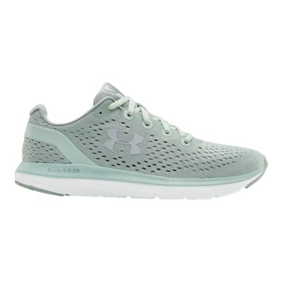 grey and green under armour shoes