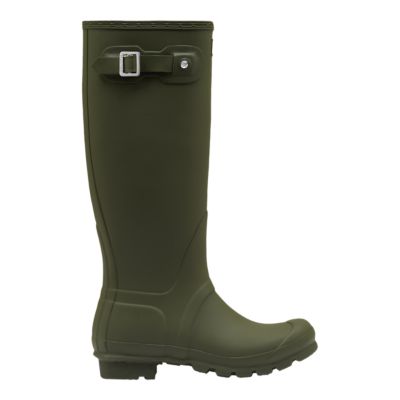 olive green hunter rain boots