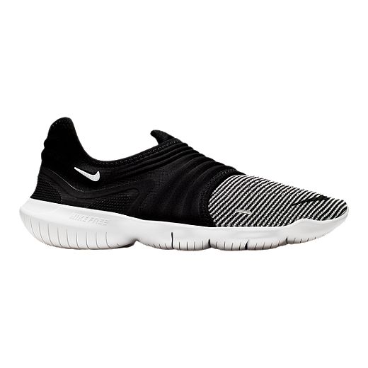 Varios intimidad Corchete Nike Men's Free RN Flyknit 3.0 Running Shoes - Black/White/Volt | Sport Chek