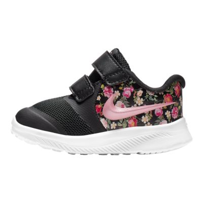 nike star runner black floral