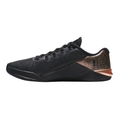 nike metcon 5 women's black and rose gold