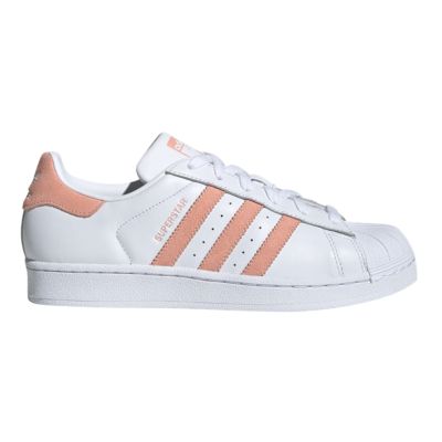 ladies white adidas superstar trainers