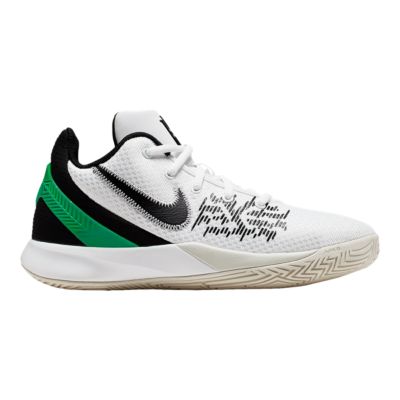 kyrie shoes white and green