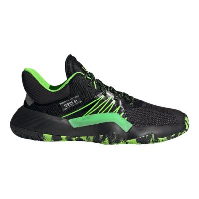 green and black basketball shoes