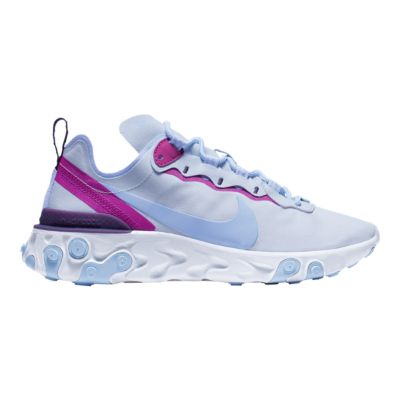 women's nike react element 55 holiday sparkle casual shoes