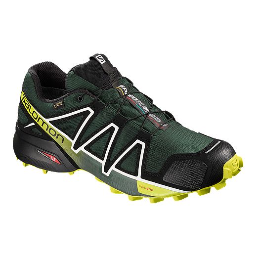 inzet Omtrek Arabisch Salomon Men's Speedcross 4 GTX Trail Running Shoes - Green/Black/Yellow |  Sport Chek