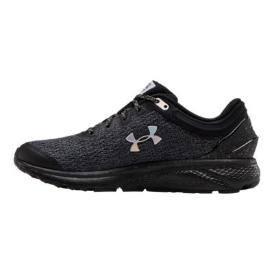 all black womens under armour shoes