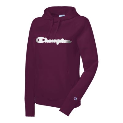 champion applique hoodie