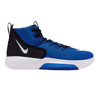 blue and white nike basketball shoes