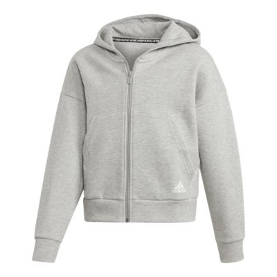 girls adidas zip hoodie