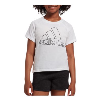 adidas girls tee