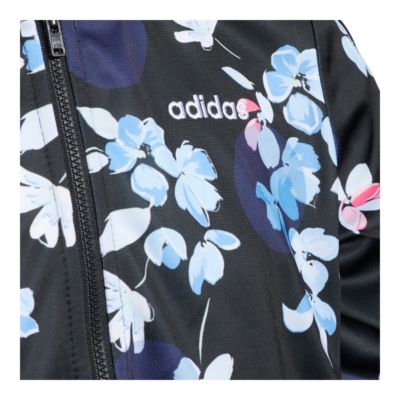 girls floral adidas jacket