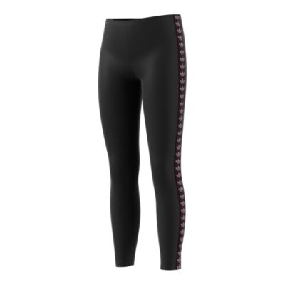 adidas trefoil taped leggings