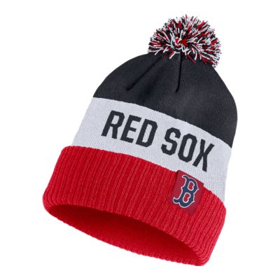 boston red sox pom pom hat