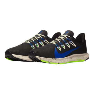 nike men blue quest running shoes