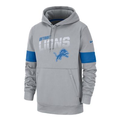 detroit lions therma fit hoodie